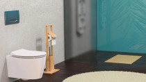 Furniture made of bamboo is the most ideal choice for bathrooms.
