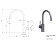 Reginox kitchen faucet Reginox Cano gun metal