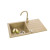 Light square sink with drainage