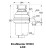 Schema - dimensions of the LCD waste crusher EVO3
